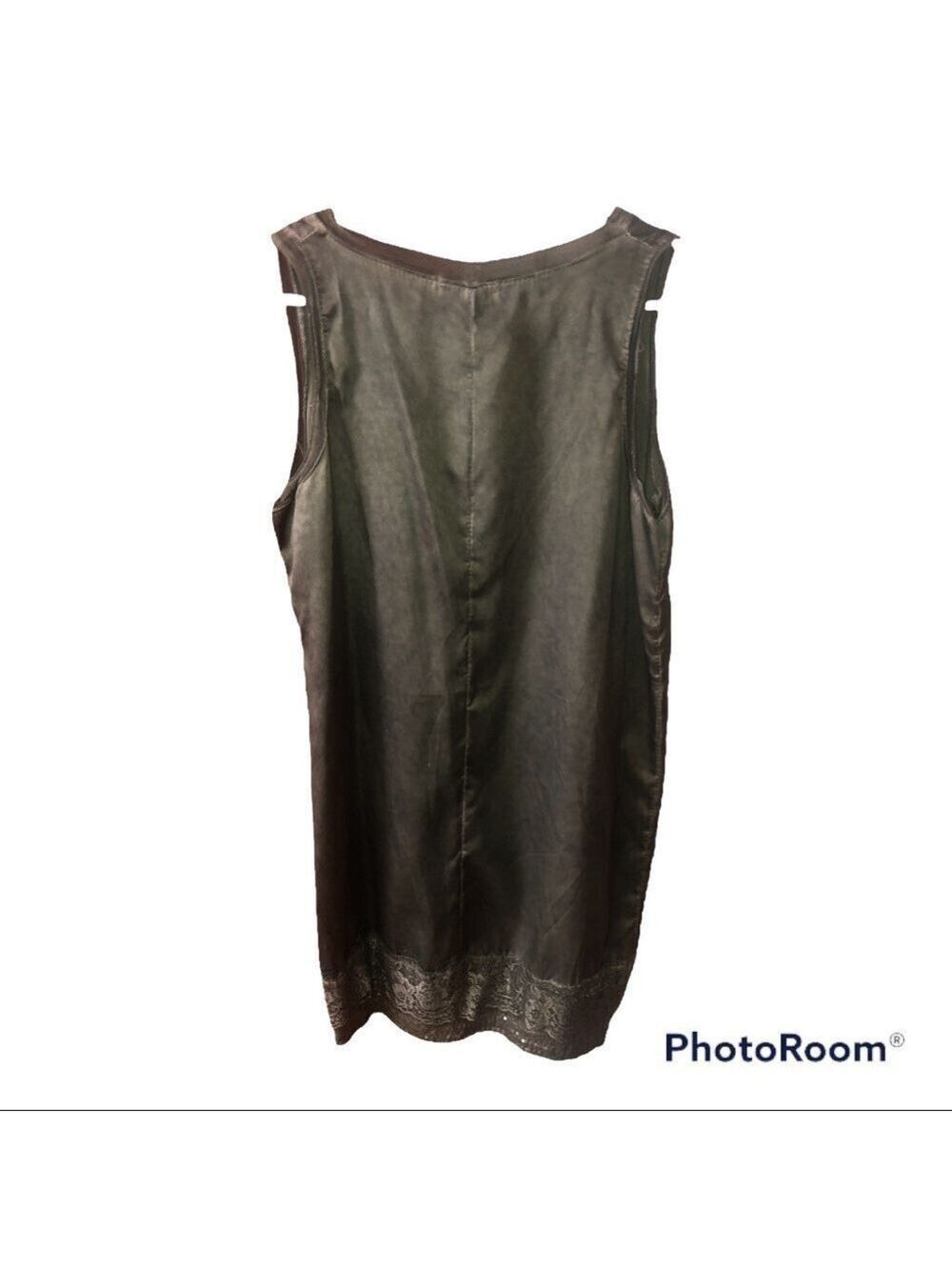Made Italy Sleeveless Sequin Hem Dress- NWT - Picture 5 of 13